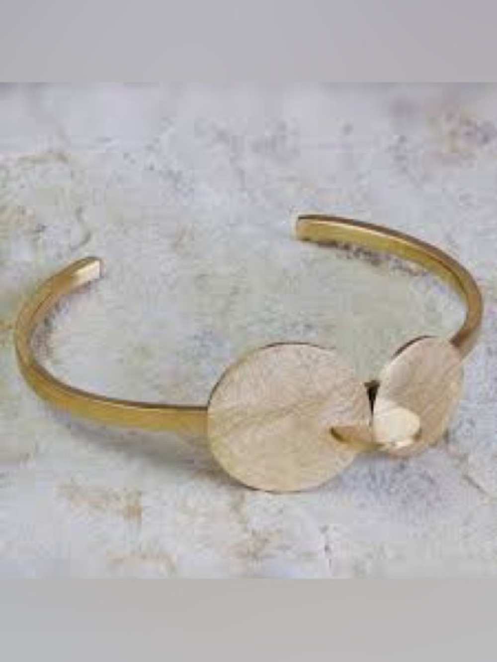 Gold-Tone Circular Drop Earrings - Women Jewelry